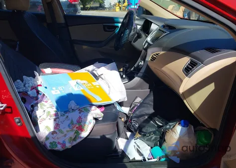 2012 Hyundai Elantra Limited (Ulsan Plant) from USA, damaged, VIN KMHDH4AE8CU355552